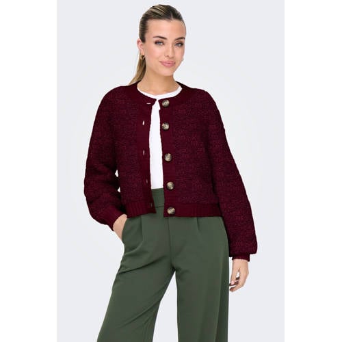 JDY teddy gebreid vest afbeelding