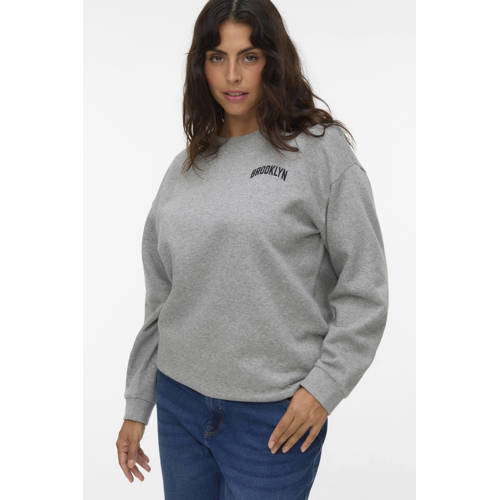 VERO MODA CURVE sweater grijs afbeelding