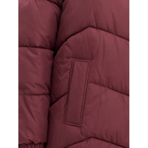 VERO MODA CURVE gewatteerde jas bruin afbeelding
