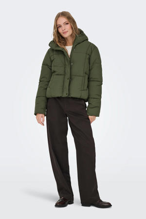 winterjas groen