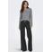 JDY gebreide trui grey denim met parels