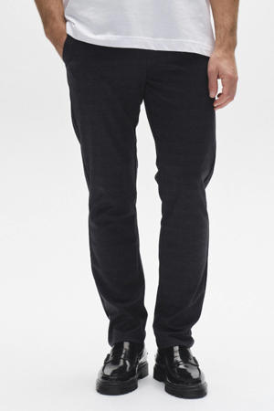 slim straight fit chino donkerblauw