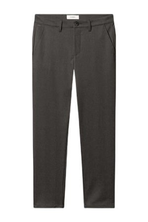 slim straight fit chino grijs