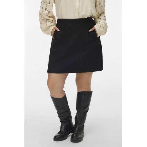 VERO MODA CURVE mini rok zwart afbeelding