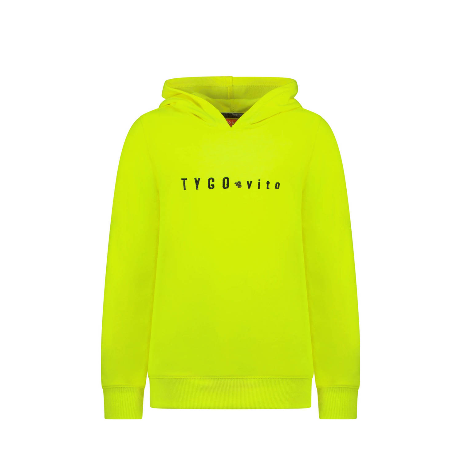 TYGO & vito hoodie neongeel