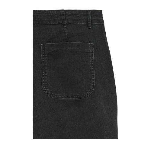 VERO MODA CURVE wide leg jeans black denim afbeelding
