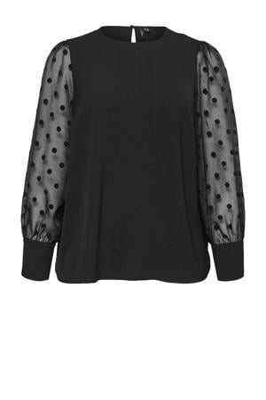 top zwart