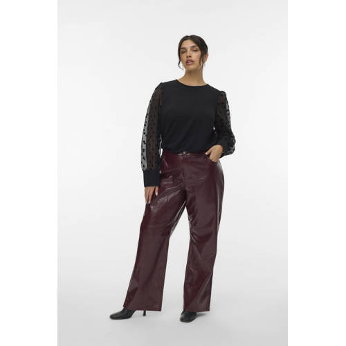 VERO MODA CURVE top zwart afbeelding