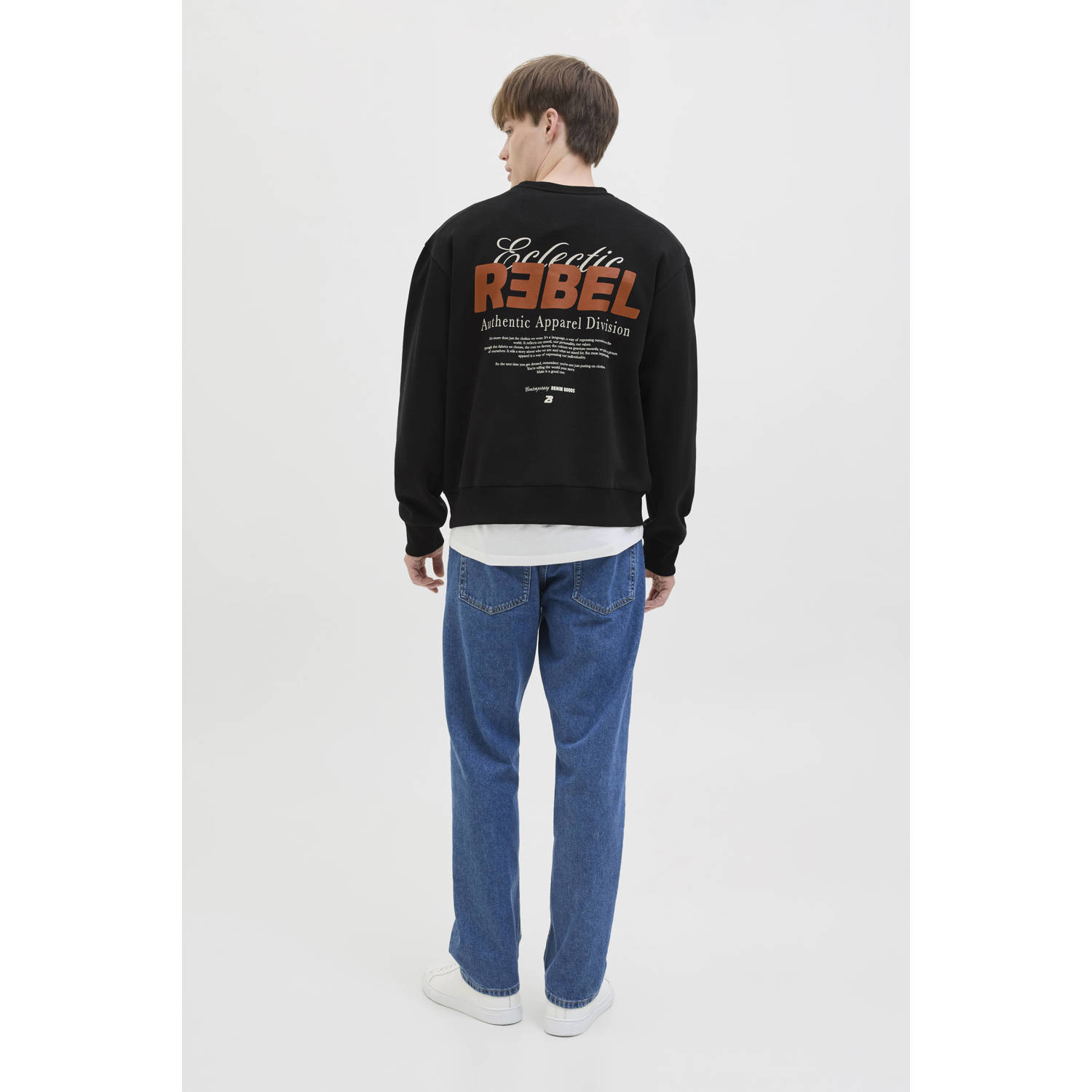JJ REBEL sweater zwart