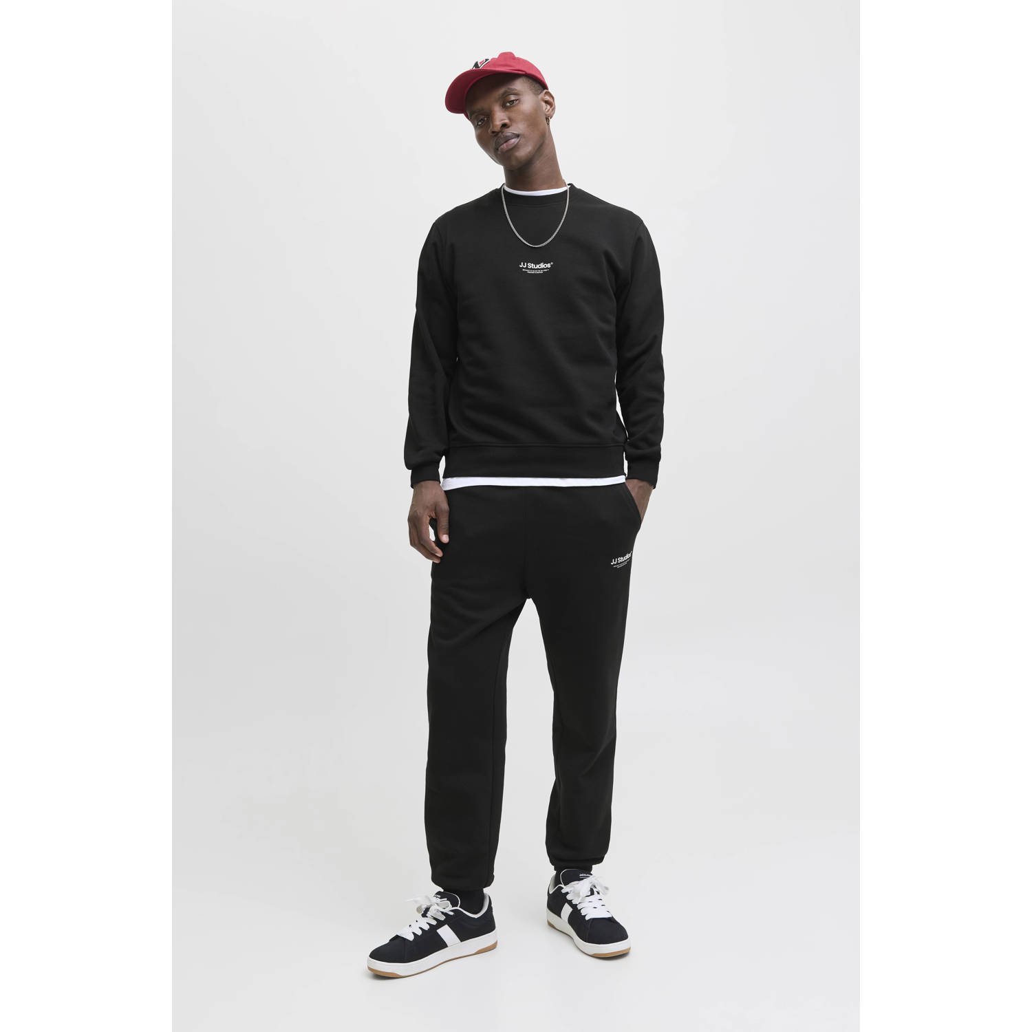 JACK & JONES ESSENTIALS sweater zwart