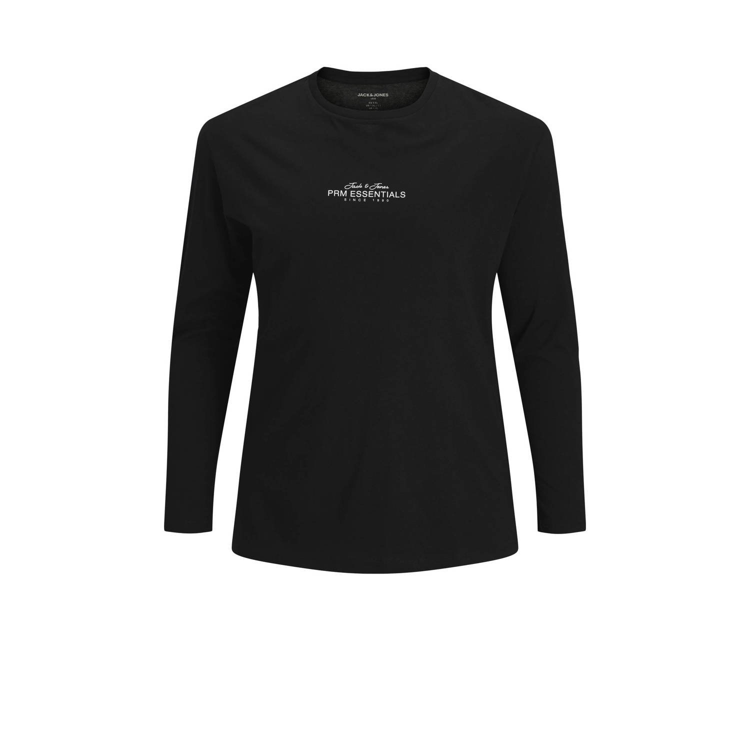 JACK & JONES PLUS SIZE longsleeve zwart