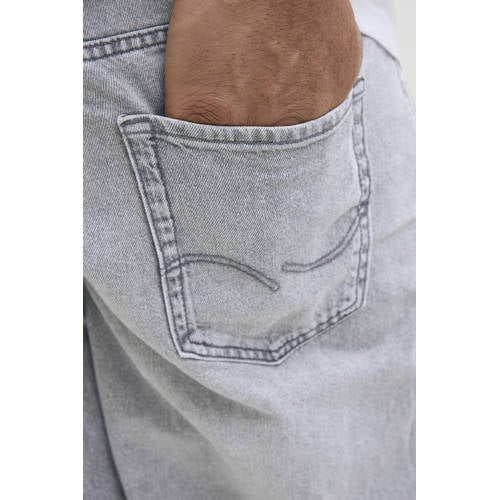 JACK & JONES PLUS SIZE JJICHRIS JJORIGNIAL regular loose fit jeans grey denim afbeelding