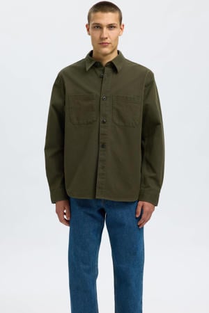 overshirt donkergroen