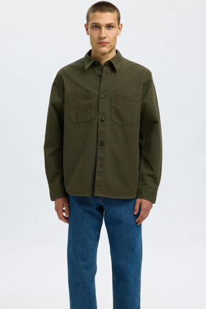 overshirt donkergroen