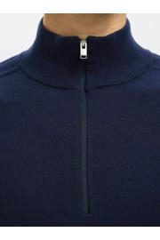 thumbnail: Selected trui fijn gebreid donkerblauw