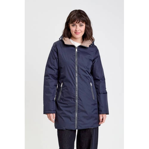Cache Cache reversible jas donkerblauw/ beige afbeelding
