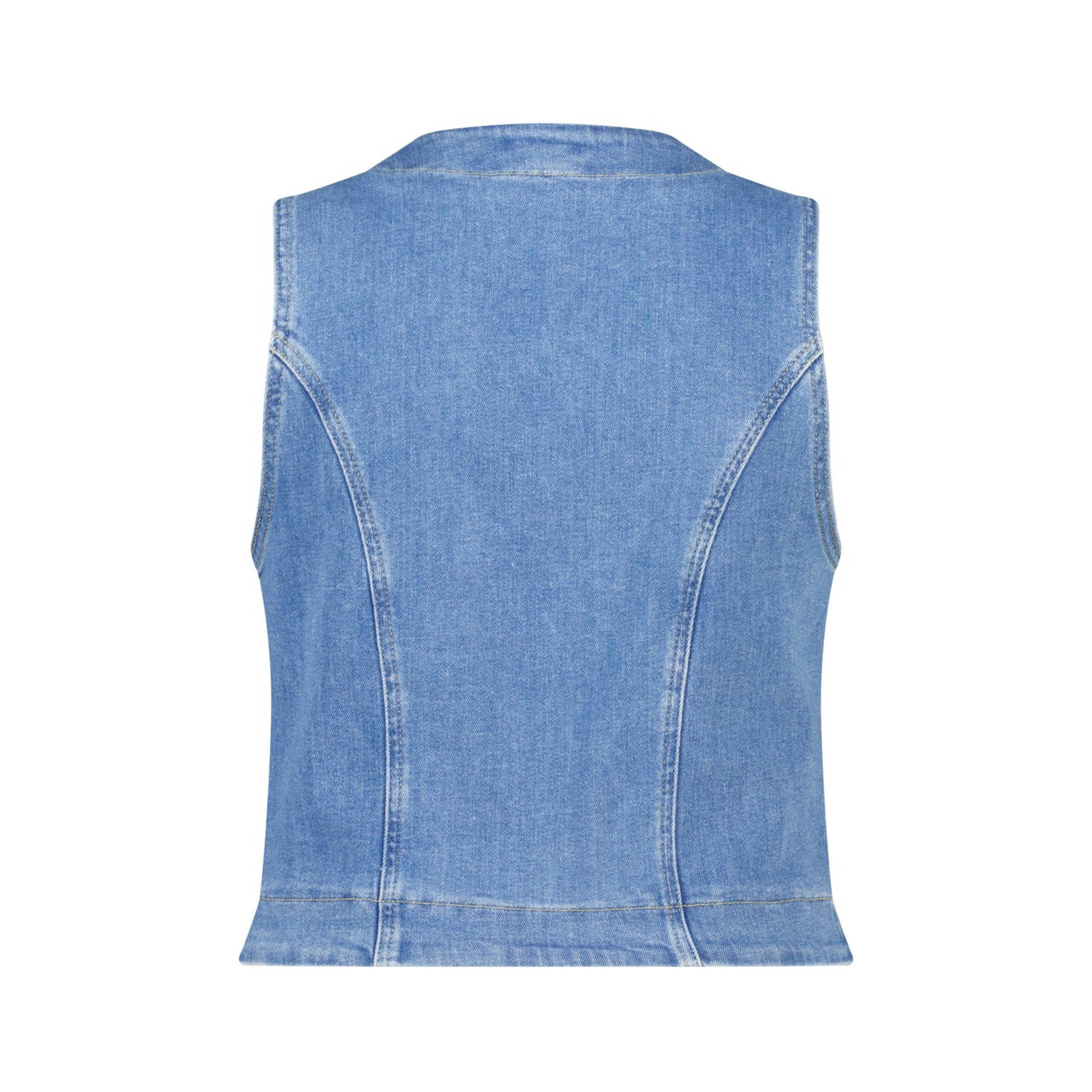 MS Mode denim gilet light blue denim