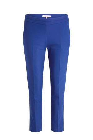 skinny regular waist broek  blauw