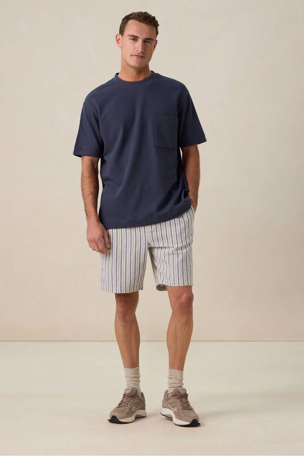 Sissy-Boy oversized T-shirt donkerblauw