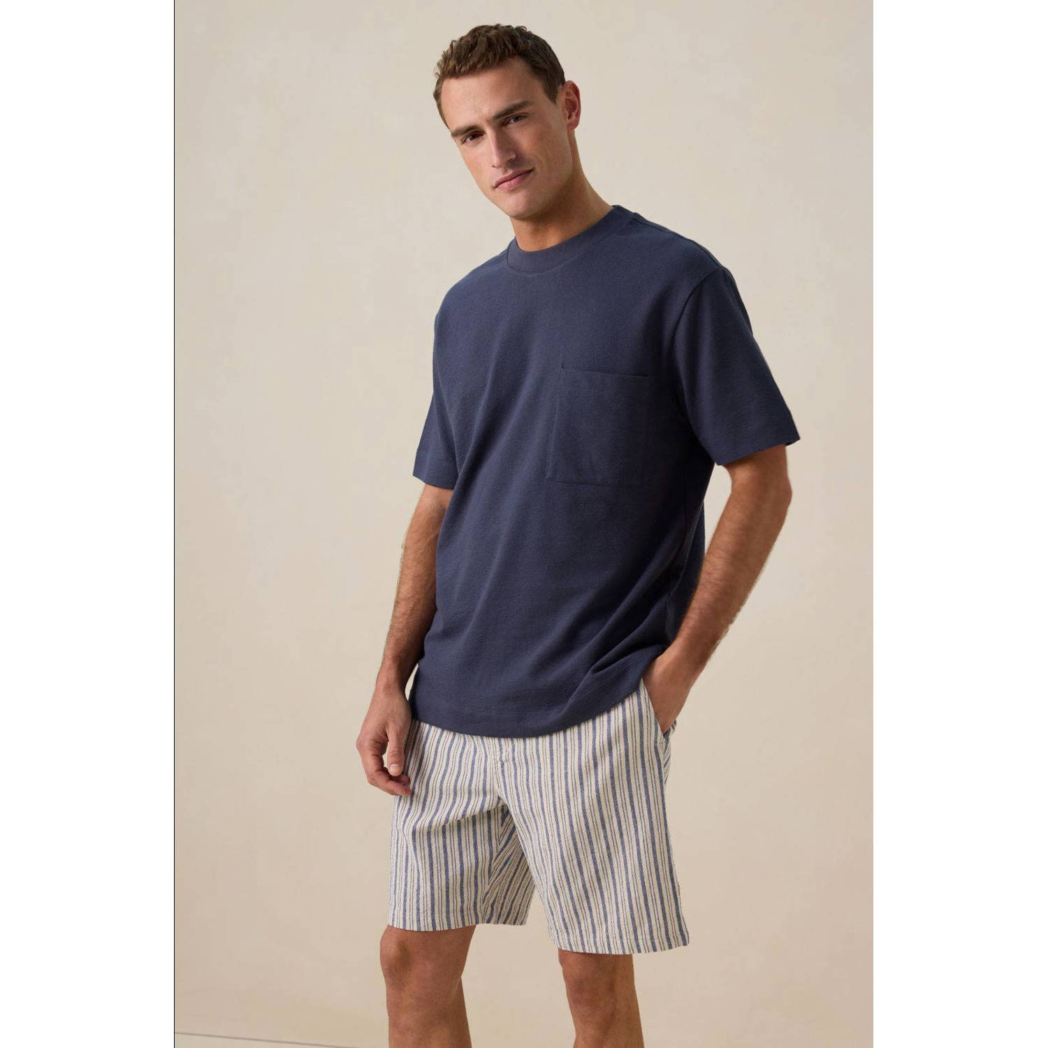 Sissy-Boy oversized T-shirt donkerblauw
