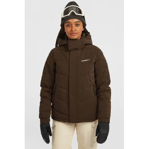 O'Neill gewatteerde ski-jas FWC'Cruz Hybrid Puffer donkerbruin afbeelding