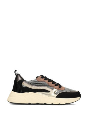 Charlie chunky sneakers zwart/bruin