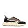 POSH by Poelman Charlie chunky sneakers zwart/bruin