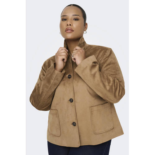 ONLY CARMAKOMA jasje camel afbeelding