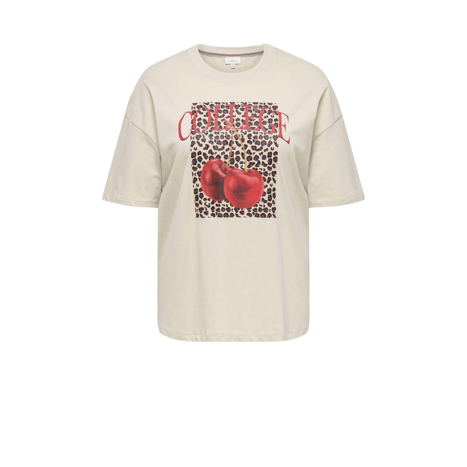 ONLY CARMAKOMA T-shirt taupe
