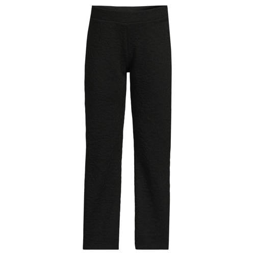 anytime jacquard flared panterprint broek zwart afbeelding