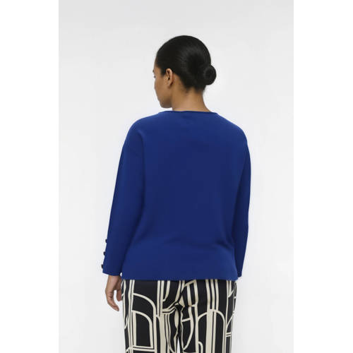 VERO MODA CURVE trui blauw gebreid afbeelding