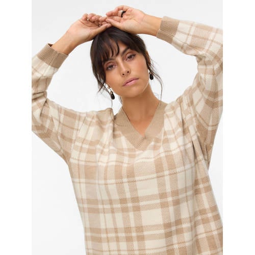 VERO MODA CURVE trui beige gebreid afbeelding