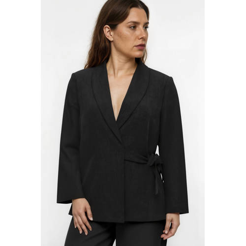 VERO MODA CURVE regular blazer antraciet afbeelding