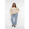 VERO MODA CURVE trui ecru gebreid
