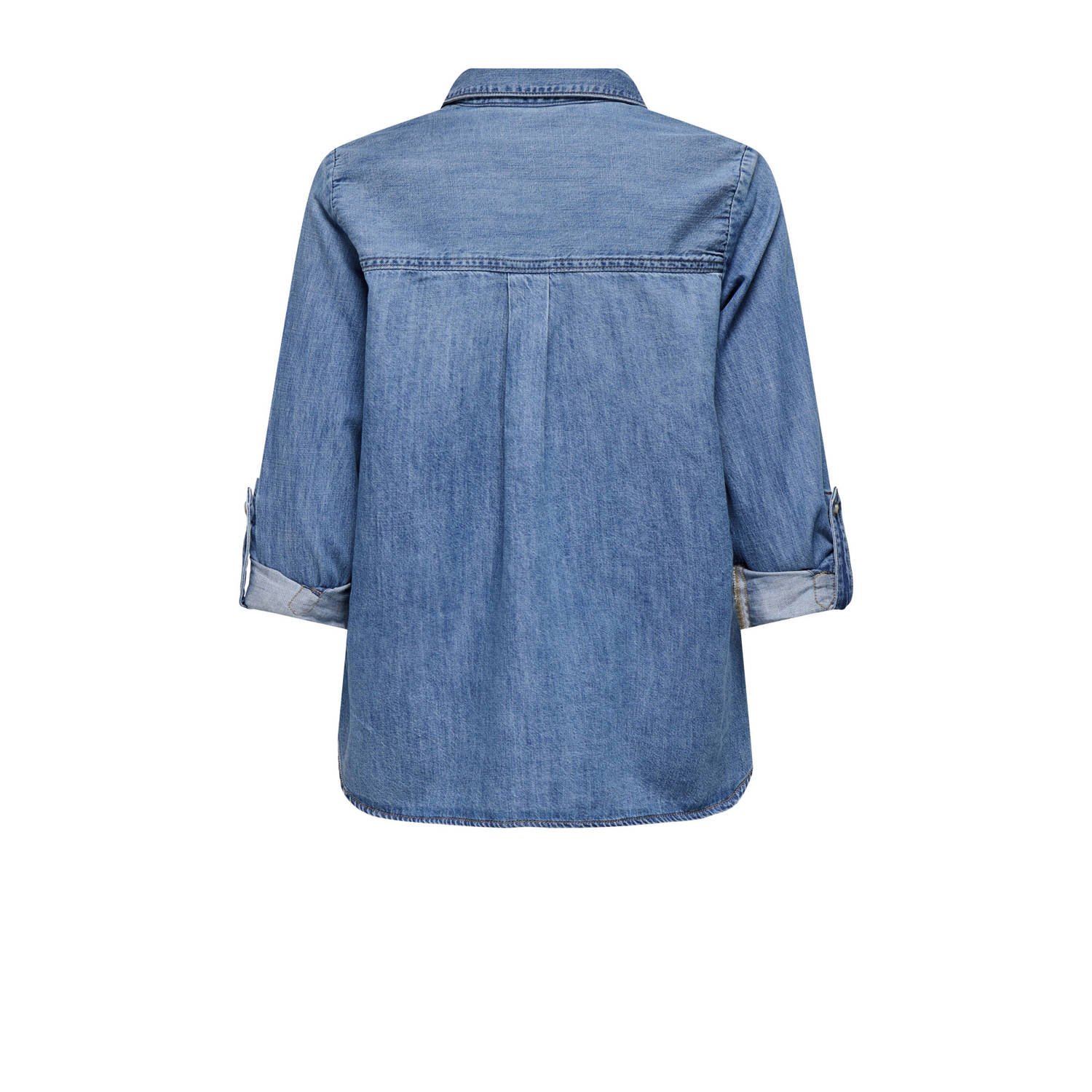 ONLY denim blouse medium blue denim