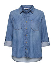 thumbnail: ONLY denim blouse medium blue denim