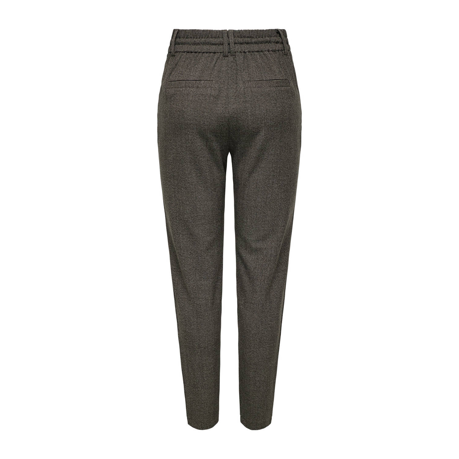 ONLY straight high waist broek grijs