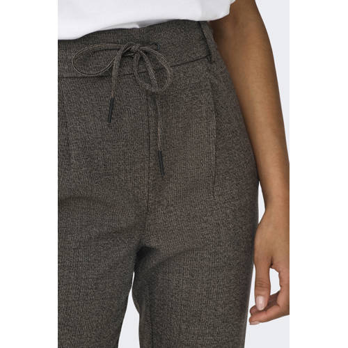 ONLY straight high waist broek grijs afbeelding