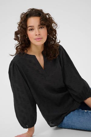 blousetop zwart