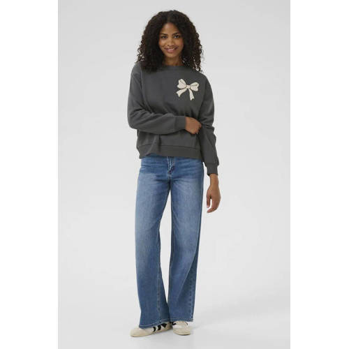 Kaffe sweater antraciet afbeelding