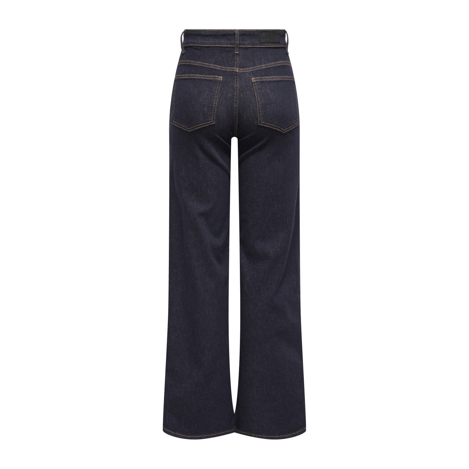 ONLY high waist wide leg jeans dark blue denim
