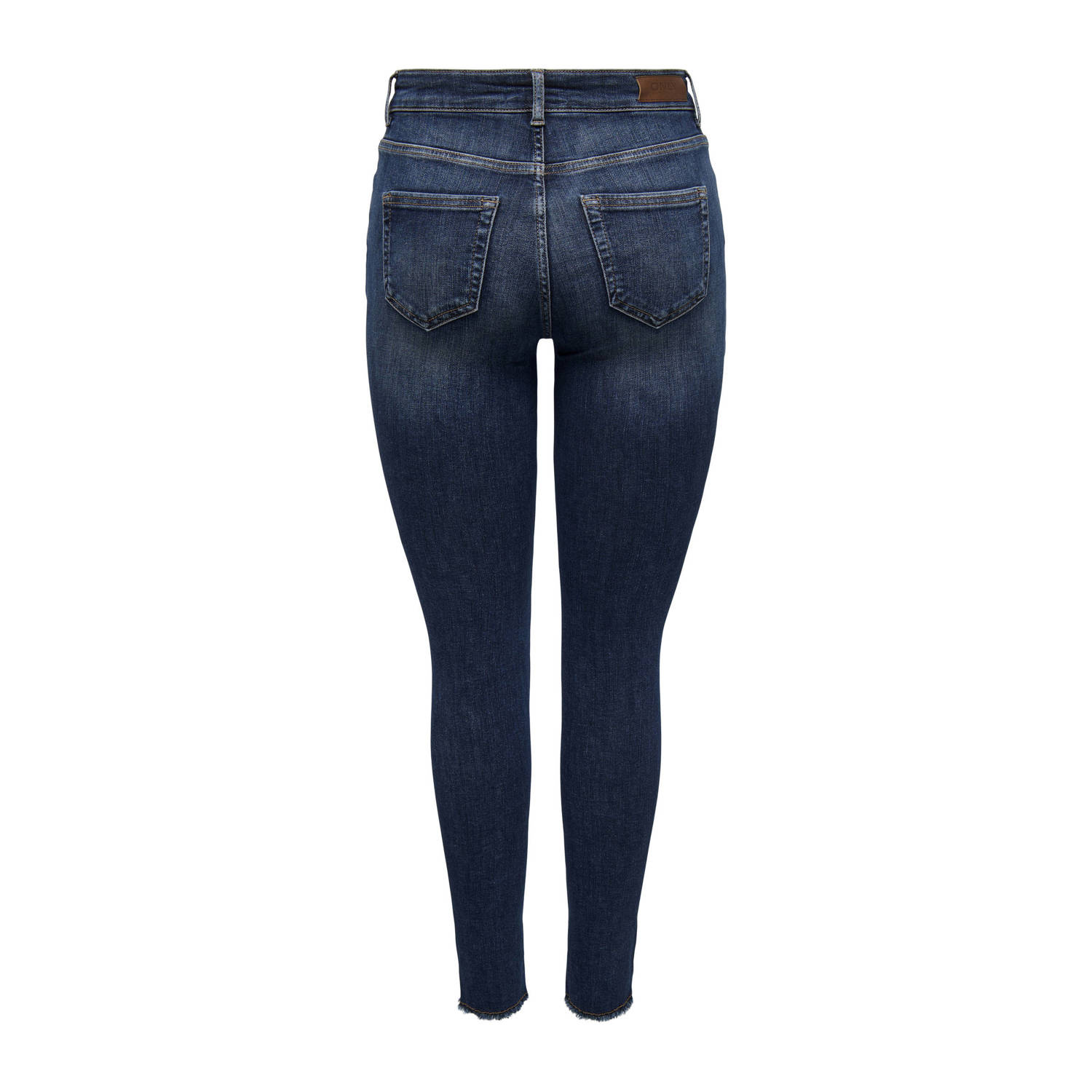 ONLY high waist skinny jeans dark blue denim