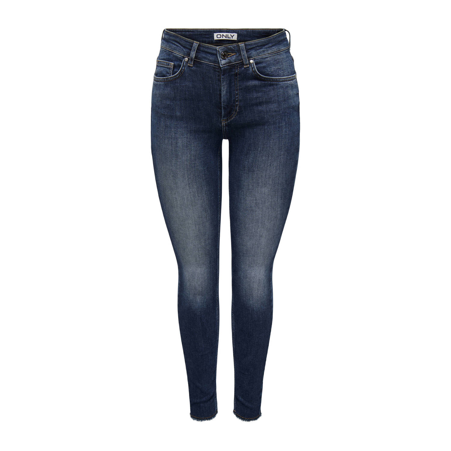ONLY high waist skinny jeans dark blue denim