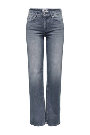 jeans straight leg grey blue denim
