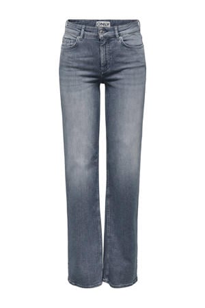 jeans straight leg grey blue denim