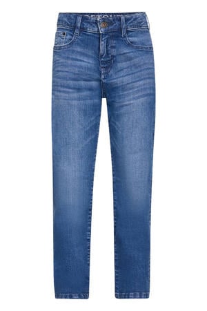 relaxed loose fit jeans medium blue denim