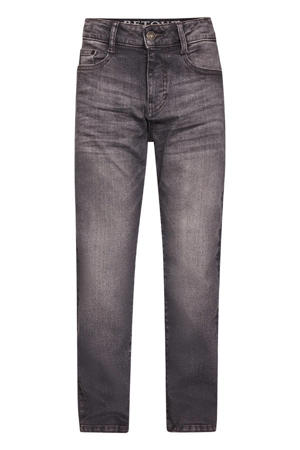 relaxed loose fit jeans grey denim