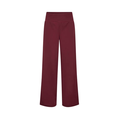 Soyaconcept regular waist pantalon donkerrood afbeelding