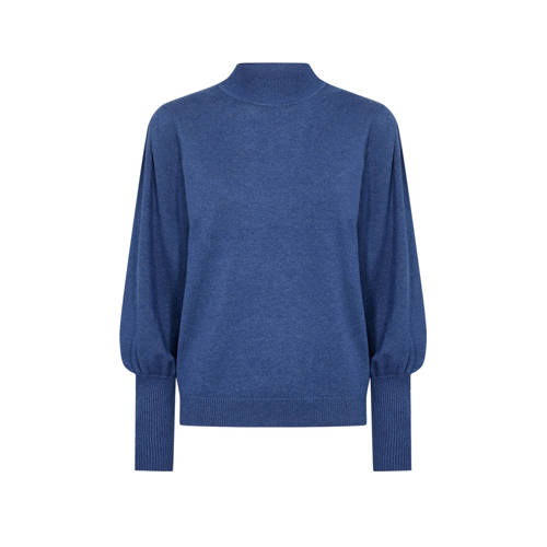 Soyaconcept pullover gebreid blauw afbeelding