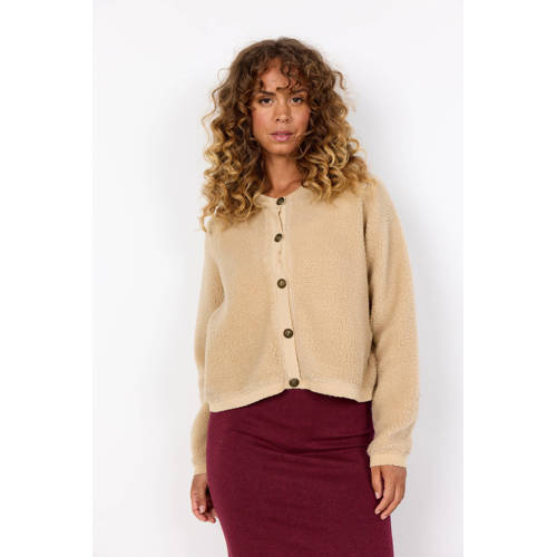 Soyaconcept teddy jas beige afbeelding